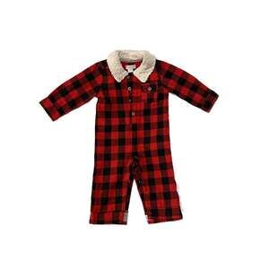 Mud Pie Buffalo Check Romper by Mud Pie – P. Cottontail & Co., Infant 3-6 mos